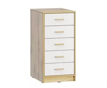 Офисная тумба Нордик-5 Wood/ White