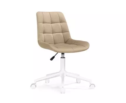 Офисное кресло Честер бежевый (velutto 05) / белый