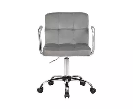 Офисное кресло для персонала TERRY (серый, хром, 58)