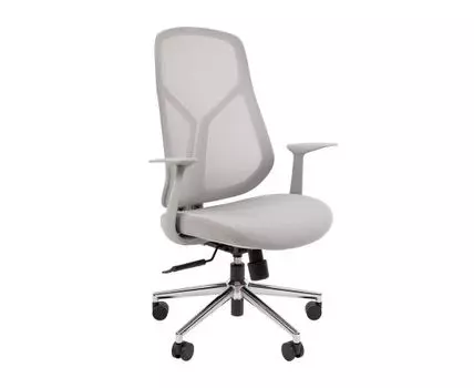 Офисное кресло Клаудс (103,5 / 127,5, 65, Без подголовника, Регулируемые по высоте, Серый, 67)