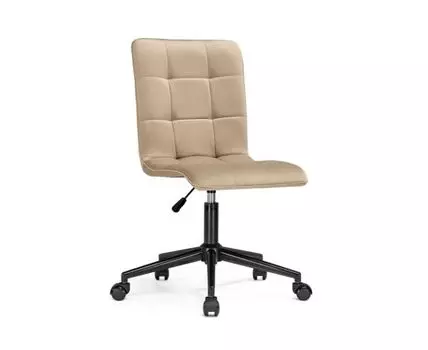 Офисное кресло Квадро бежевый / черный