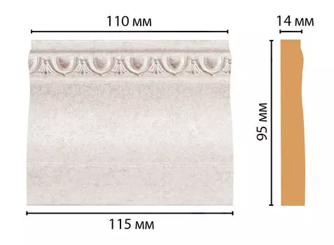 Основание DECOMASTER D204-19D (115*95*14мм)