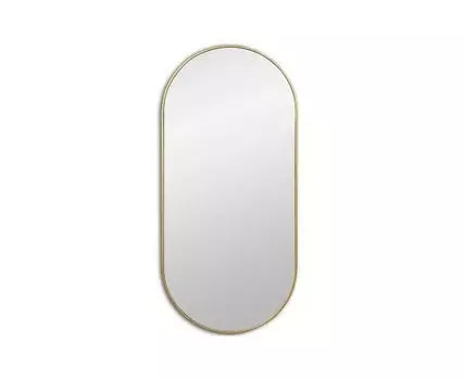Овальное зеркало Kapsel M Gold
