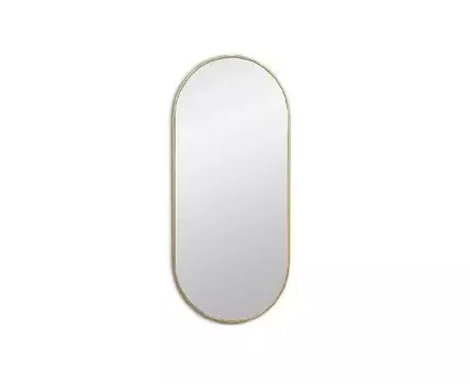 Овальное зеркало Kapsel S Gold