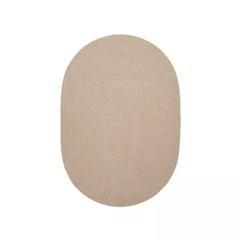 Овальный ковер Rodhe бежевый 100% ПЭТ 160 x 230