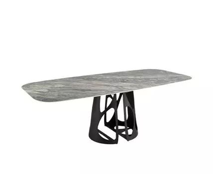 Овальный обеденный стол 1136/DT959 из мраморной керамики