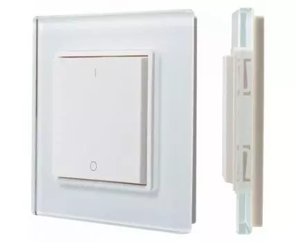 Панель-диммера клавишная накладная Arlight Knob SR-2833RGB-RF-UP White (3V, RGBW, 1зона)