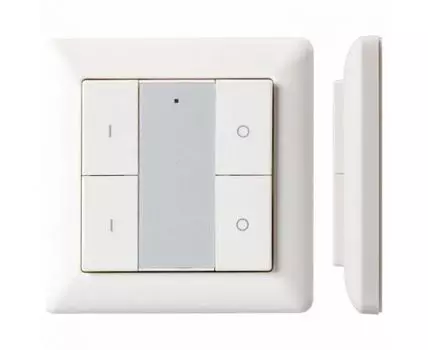 Панель-диммера клавишная накладная Arlight Knob SR-KN9550K4-UP White (KNX, DIM)