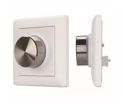 Панель-диммера роторная накладная Arlight Intelligent DALI-233-1G-DIM-IN (BUS, Backlight)