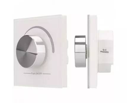 Панель-диммера роторная встраиваемая Arlight Rotary SR-2836R-RF-IN White (3V, DIM)