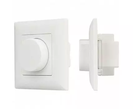 Панель-диммера роторная встраиваемая Arlight SMART SMART-P14-DIM (230V, 3A, 0/1-10V, 2.4G)