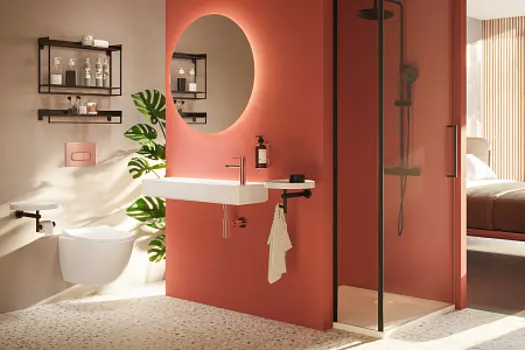 Панель смыва VITRA Root Round 740-2240, медь