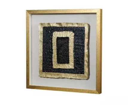 Панно Бумажный замок (золотистый, 60)