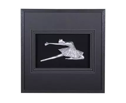 Панно Дивертисмент (черный, серебристый, 60)