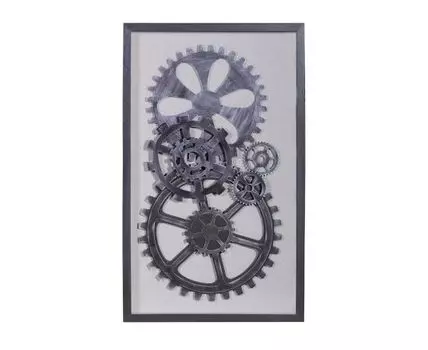 Панно Механика (черный, коричневый, 60)