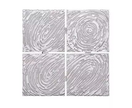 Панно Метель (серебристый, 60)