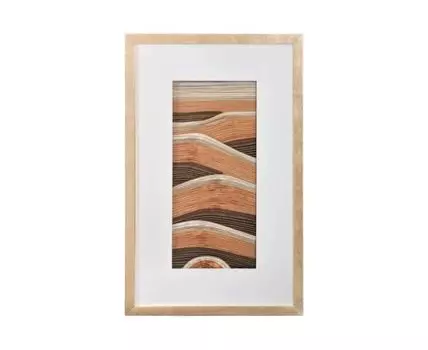 Панно Золотые барханы (бежевый, коричневый, 50)