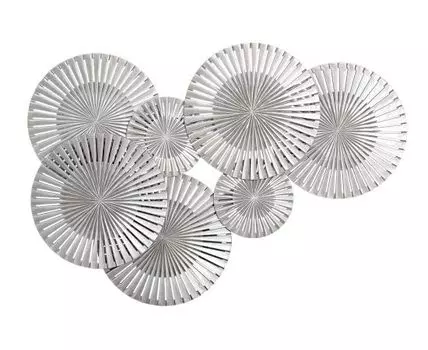 Панно Зонтики (серебристый, 120)