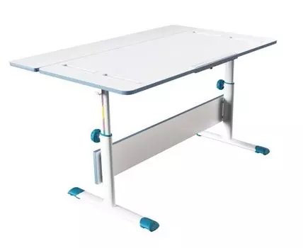 Парта Сити D2 с задней приставкой (53, 60, Растущие, Белый, 120)