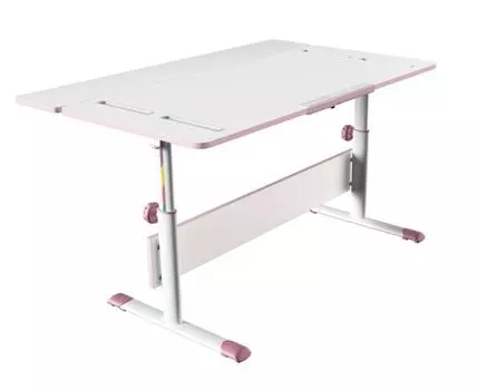 Парта Сити D2 с задней приставкой (53, 60, Растущие, Белый, 120)