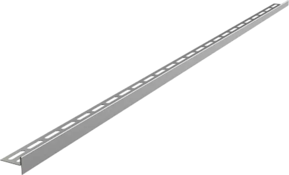 Pейка из нержавеющей стали для пола с уклоном (Правое, длина 1м, Толщина плитки 10мм, мatt), арт. AP