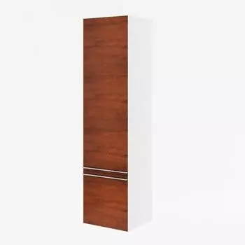 Пенал боковой Clear SB 400 белый/вишня правый Ravak