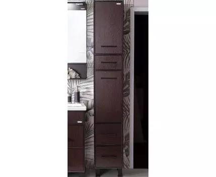 Пенал ЧИЛИ универсальный венге (с бельевой корзиной)