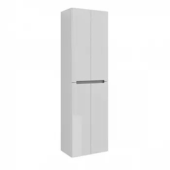 Пенал Lemark BUNO 50см подвесн/напольн, 4-х дверный, цвет корпуса, фасада: Белый глянец