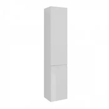 Пенал Lemark MIANO 35см подвесной/напольный, правый, 2-х дверный, цвет корпуса, фасада: Белый глянец