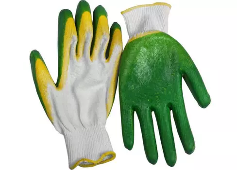 Перчатки с двойным латексным покрытием