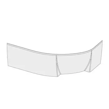 Передняя панель для ванны Asymmetric P 170 + крепеж Ravak