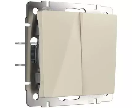 Перекрестный переключатель двухклавишный Werkel