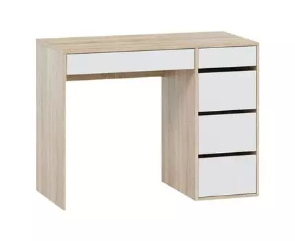 Письменный стол Дантон-6 Дуб Сонома/Белый