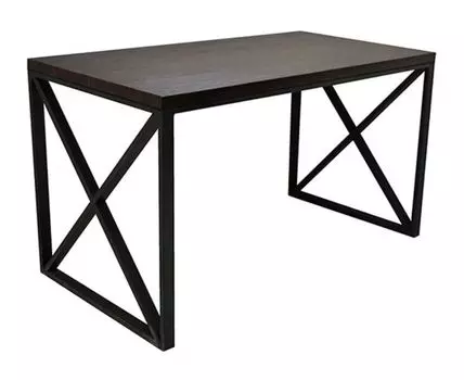 Письменный стол Форм (75, 65/70, Прямые, Коричневое дерево, 110/130)