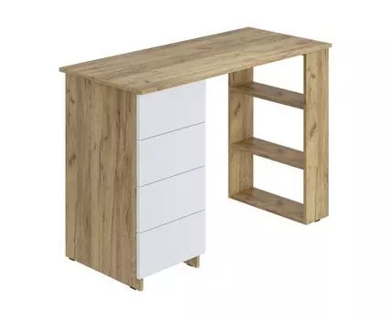 Письменный стол Юта (75, 49, Прямые, Белый, 110)