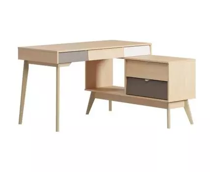 Письменный стол Лесли-2 Gene Plywood Latte