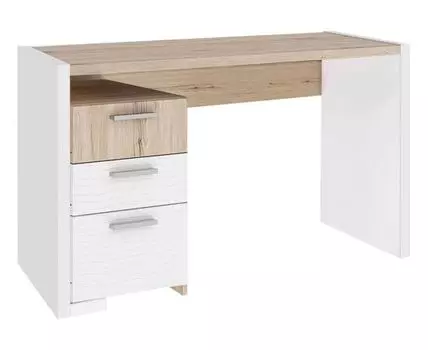 Письменный стол Оксфорд (75.2, 54, Прямые, Белый, 126.2)