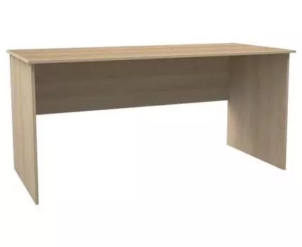 Письменный стол Палермо (75, 60, Прямые, Светлое дерево, 80/160)