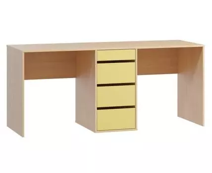 Письменный стол Пенни-3 Plywood Mustard