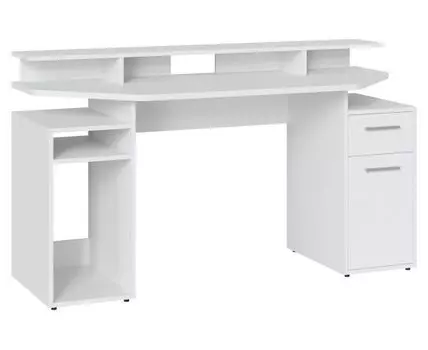 Письменный стол Скил (87,5, 60, Прямые, Белый, 150)