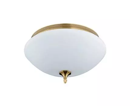 Плафоньер Decor (золотистый, белый)