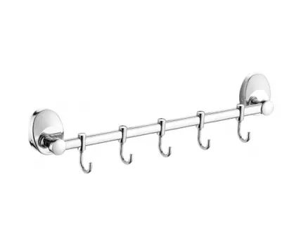 Планка с крючками для полотенец FASHUN A1615-5, хром