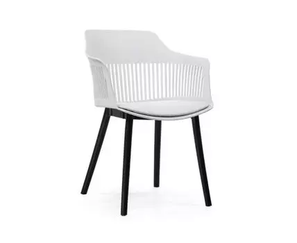 Пластиковый стул Crocs white / black