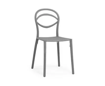 Пластиковый стул Simple gray
