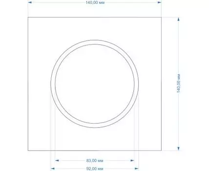 Платформа для установки светильников WL-BQ-9 MP-BQ-9-140 DesignLed