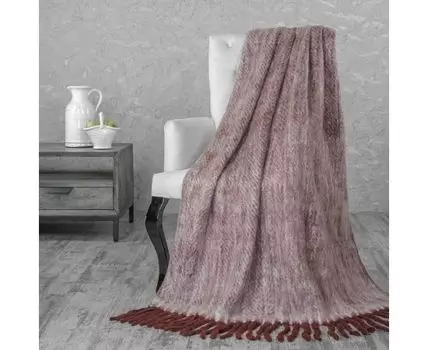 Плед (170 см, бордовый, 130 см)