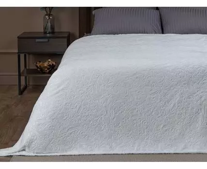 Плед Белые узоры