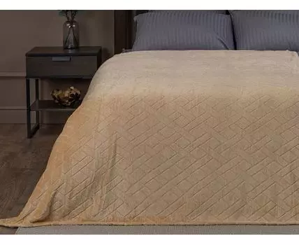 Плед Бежевая плетенка