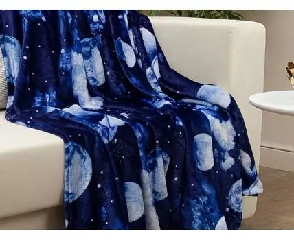 Плед Космос (Плед, Синий)