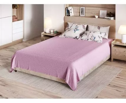 Плед Ромбики (Розовый)